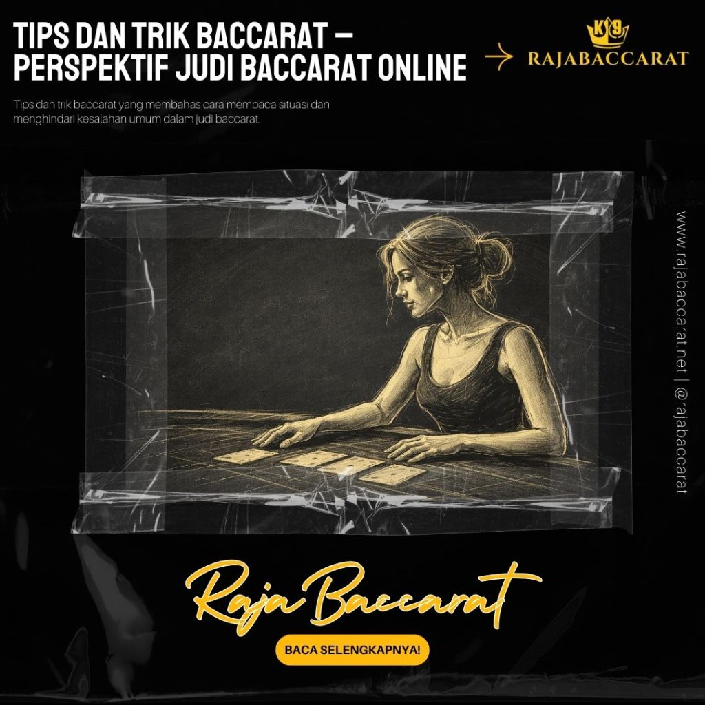 Ilustrasi netral tips dan trik baccarat